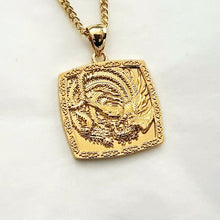 Load image into Gallery viewer, 14k 18k gold Korean phoenix pendant necklace 1