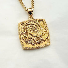 Load image into Gallery viewer, 14k 18k gold Korean phoenix pendant necklace 1