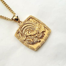 Load image into Gallery viewer, 14k 18k gold Korean phoenix pendant necklace 1