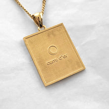 Load image into Gallery viewer, 14k 18k gold tiger pendant necklace 2