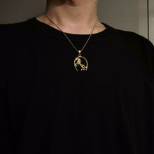 Load image into Gallery viewer, 14k 18k gold horse pendant necklace