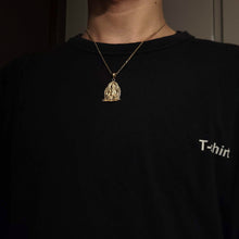 Load image into Gallery viewer, 14k 18k gold Buddha pendant necklace 1 Large