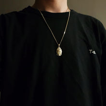 Load image into Gallery viewer, 14k 18k gold Buddha pendant necklace 3