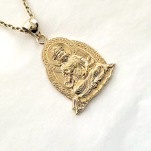 Load image into Gallery viewer, 14k 18k gold Buddha pendant necklace 1 Large