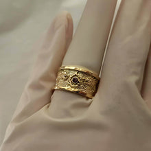 Load image into Gallery viewer, 14k 18k gold wide korean dragon ring 2
