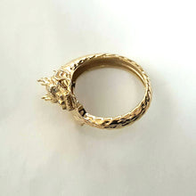 Load image into Gallery viewer, 14k 18k gold dragon ring 1