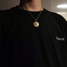 Load image into Gallery viewer, 14k 18k gold Haetae Korean lion pendant necklace Large