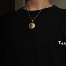 Load image into Gallery viewer, 14k 18k gold Haetae Korean lion pendant necklace Large