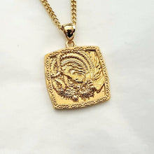 Load image into Gallery viewer, 14k 18k gold Korean phoenix necklace pendant 1 for men and women
