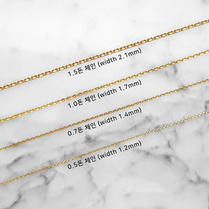 14k 18k gold oval Korean dragon necklace pendant 1 for men