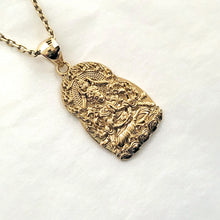 Load image into Gallery viewer, 14k 18k gold Buddha pendant necklace 2 Medium
