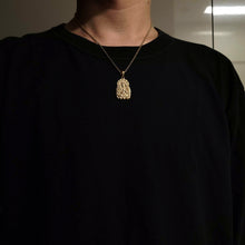Load image into Gallery viewer, 14k 18k gold buddha necklace pendant 2 Large for men
