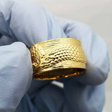 Load image into Gallery viewer, 14k 18k gold Korean dragon ring 5
