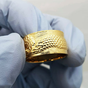 14k 18k gold Korean dragon ring 5