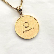 Load image into Gallery viewer, 14k 18k gold Archangel Saint Michael necklace pendant 3
