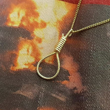14k 18k gold noose men s women s pendant necklace 1